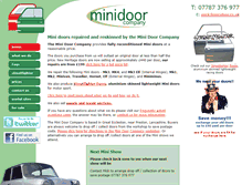 Tablet Screenshot of minidoor.co.uk